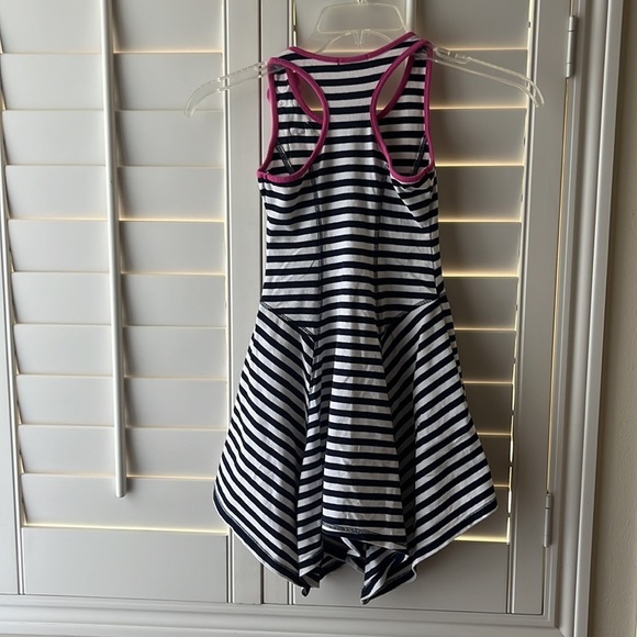 Kate Mack Strips Asymmetrical Sleeveless Dress - Picture 3 of 12